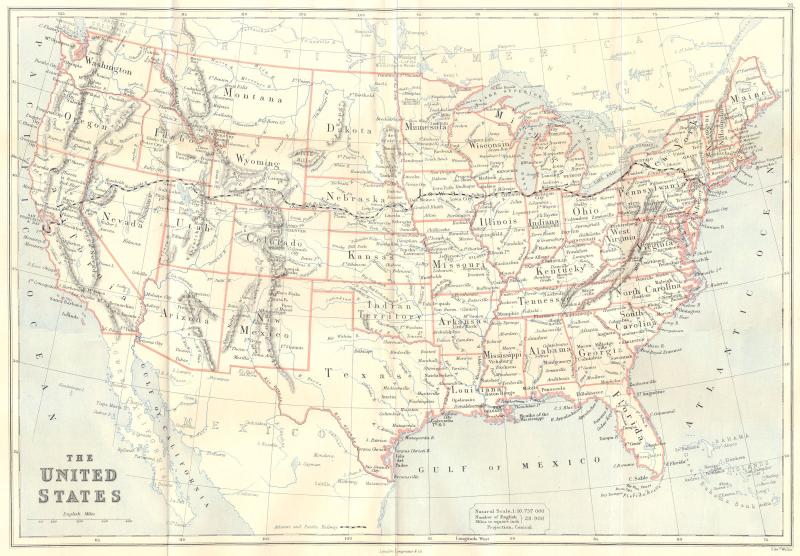USA. Dakota Territory pre the 1889 Split into 2 states. Railway. BUTLER 1888 map